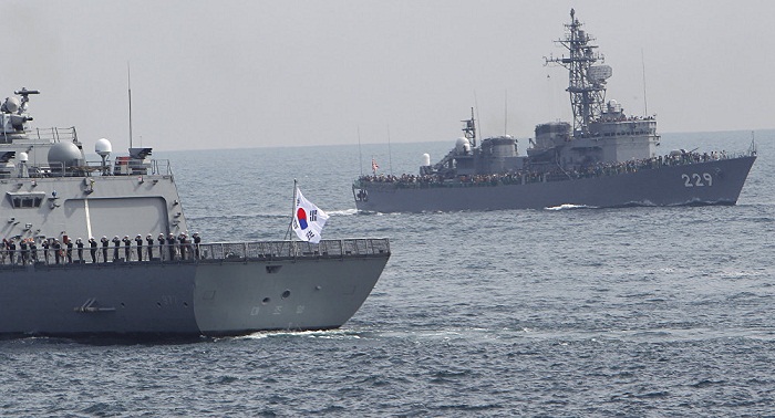 Japan, S Korea, US conduct military drills to counter N. Korea`s missile threat